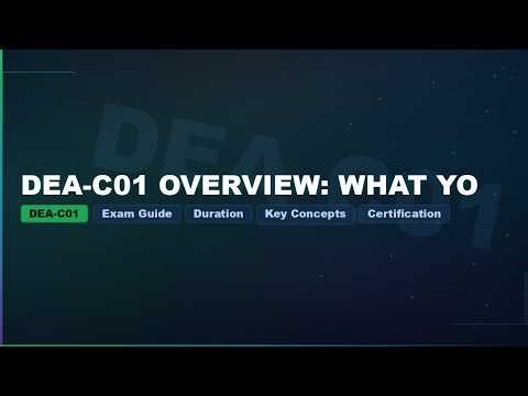 DEA-C01 Overview: What You're Up Against and How to Pass | AWS Certified Data Engineer Associate #1