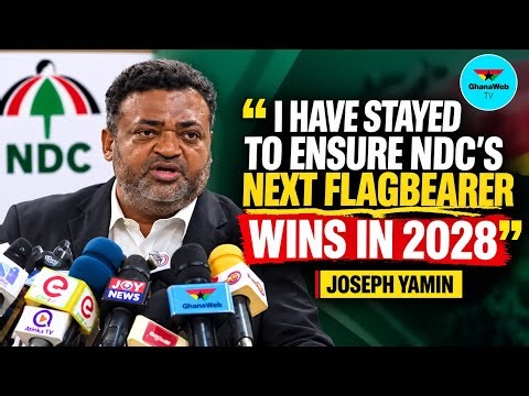 Joseph Yamin: I’m Staying to Help NDC’s Next Flagbearer Win in 2028
