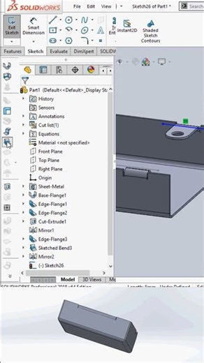 SolidWorks Sketched Bend: The Cleanest Method