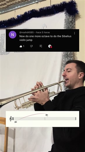 Sibelius Violin Jump🎺🎻 #trumpet #technique #practice #sibelius #violin #jump