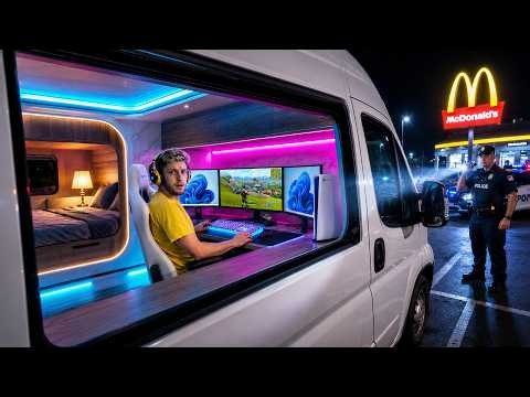 I Built a Stealth Gaming Camper Van
