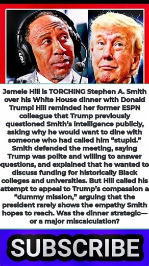 'He Called You Stupid!': Stephen A. Smith Shredded Over 'Dummy Mission' Dinner With Trump