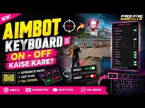 🔥 HOW TO USE AIMBOT WITH KEYBOARD! ONOFF + F1 KEY SETUP 😱 FULL TUTORIAL