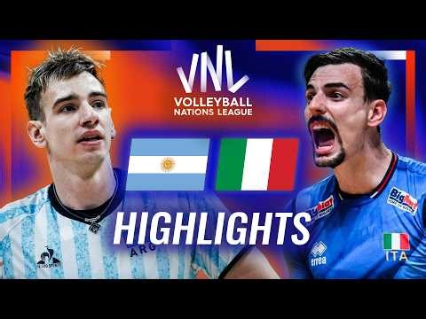 Argentina 🇦🇷 vs. Italy 🇮🇹 - Highlights | Week 3 | Men's VNL 2026