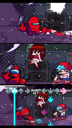 Red shoots BF & GF - Impostor Legacy Mod - Friday Night Funkin' Game