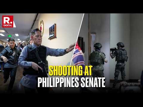 Shooting Inside Philippines Senate As Senator Ronald Dela Rosa Evades Arrest