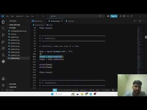 Python File Handling Tutorial | open(), read(), write(), append(), with open() | Lecture 9