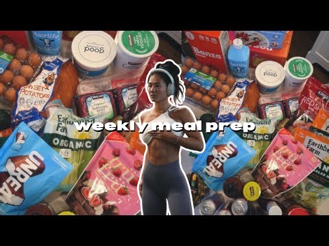 WEEKLY MEAL PREP | high protein recipes, crockpot dinner, macro friendly