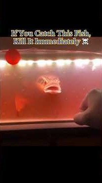 If You Catch This Fish, Kill It Immediately ☠️ #notgood