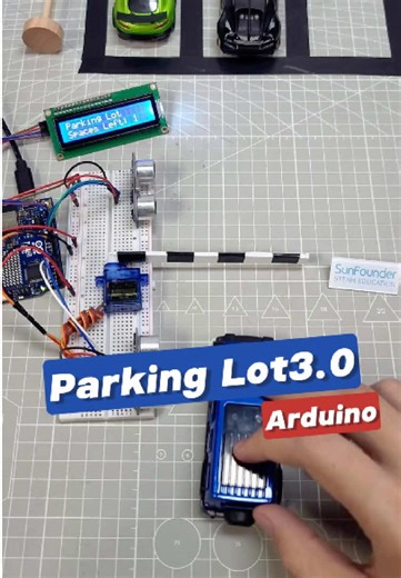 Smart Parking System with Arduino 🚗 #arduino #engineering #electronics #arduinoproject #electricalengineer
