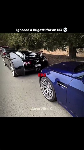 Bro ignored a Bugatti for a BMW M3 💀