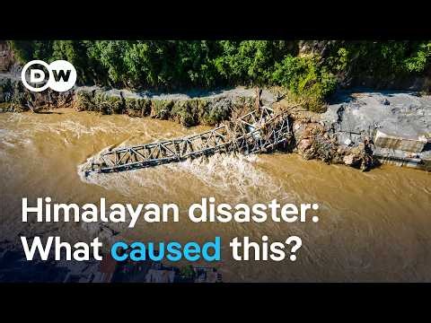 Himalayan flood disaster explained: What triggered the Nepal-China catastrophe? | DW News