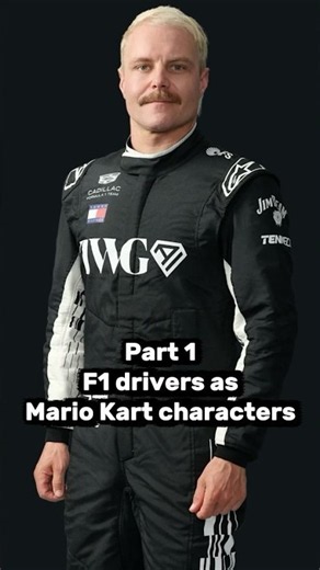 Part 1 - F1 drivers as Mario Kart characters