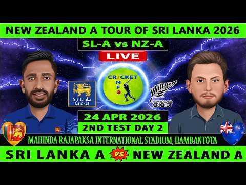 Sri Lanka A vs New Zealand A | SL-A vs NZ-A | Day 2 of 2nd Test of New Zealand A vs Sri Lanka A 2026