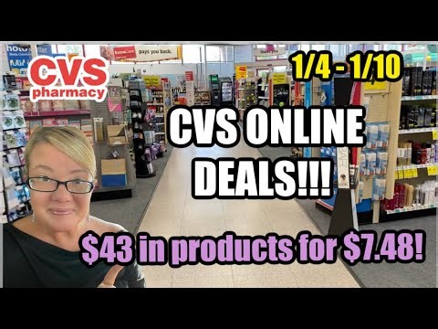 CVS ONLINE DEALS THRU 1/10 | **Grab $43 in Products for $7.48!