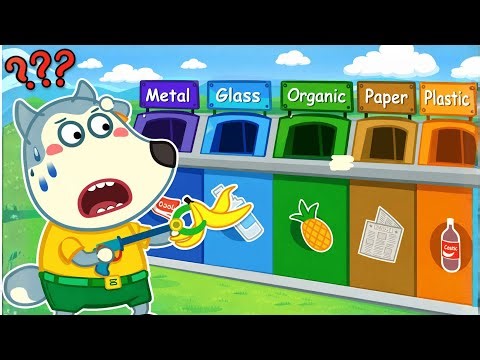 Which Bin Is Right? 🗑️♻️ Lycan Sorts Rubbish - Learning Recycling for Kids