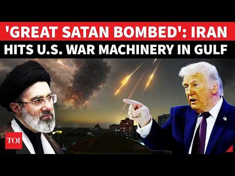 Iran 'BOMBS' U.S. HIMARS; Drops Stunning Video of Missile Storm Against Camp Arifjan Base In Kuwait