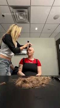 Miley Cyrus shaved a fan’s head backstage at the Hollywood Bowl