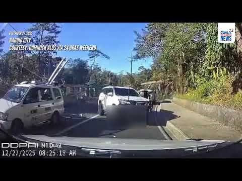 Pine tree sa Baguio City, natumba | GMA Integrated News