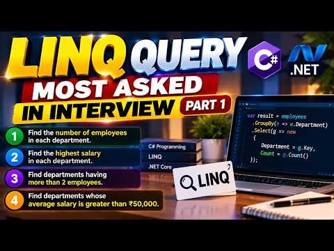 LINQ in C# with Real-Time Coding Examples | .NET Developer Interview Preparation #shorts #short