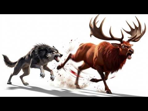 Why Wolves Are Terrified Of Giant Moose