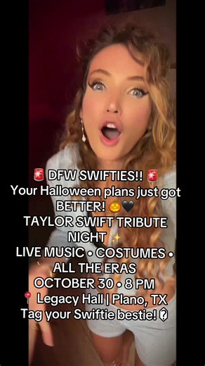 Taylor Swift Tribute Concert Plano TX — Legacy Hall Oct 30