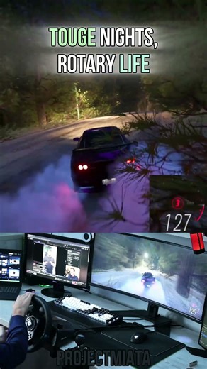 Touge Nights, Rotary Life 😤💨 | RX‑7 Chaos #RX7 #FD3S#TougeRun #RotaryLife #CarTok #DriftLife #jdm