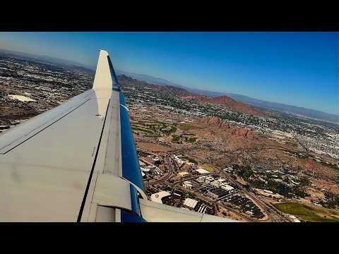 [4K] – Full Flight – American Eagle – Embraer ERJ-175LR – PHX-TUL – N311VE – AA3544 – IFS 1095