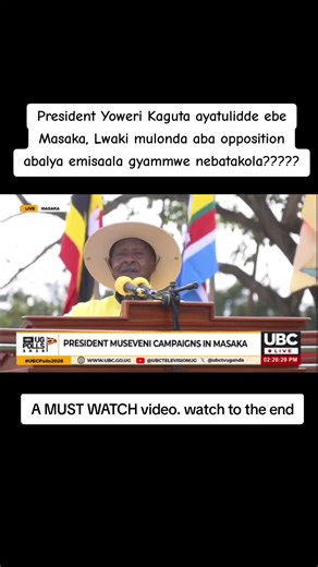 Vote for President Yoweri Museveni on January 15, 2026