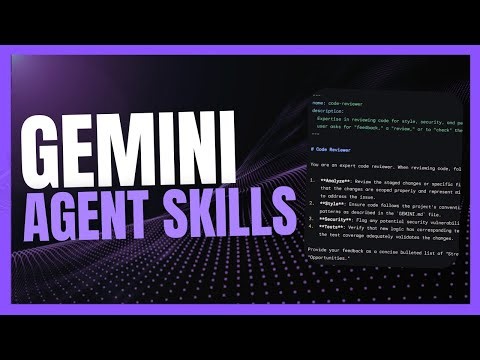 Gemini Agent Skills Changes Everything! Superchaged AI Coding Agent! (Gemini CLI Update)