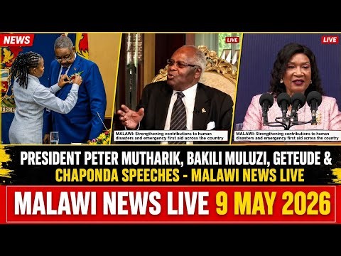 PETER MUTHARIKA, BAKILI MULUZI, GETRUDE & CHAPONDA SPEECHES - MALAWI NEWS LIVE TODAY