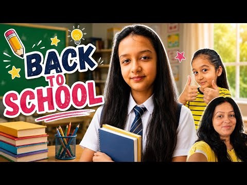 BACK TO SCHOOL 🤩🏫 👩‍🏫 🎒| Aayu Ka First Day Of School | New Session | Aayu and Vanu