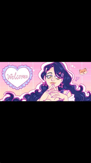Foxcackles |DTIYS OPEN‼️| on Instagram: "Time-lapse of my banner❤️ #digitalart #myocs❤️ #ocart"