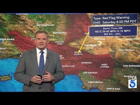 Red Flag Warning now in effect due to warm weather, gusty winds