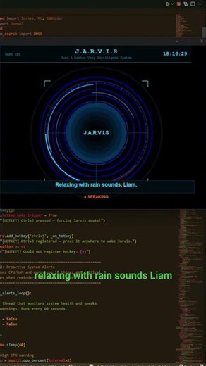 I built a real J.A.R.V.I.S (and it's Open Source!) 🤖🦾 #coding #ai #python #jarvis #programming