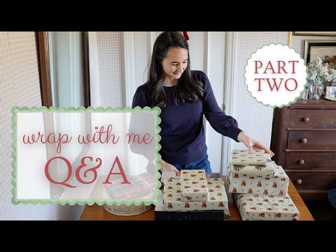 Wrap with Me Q&A PART 2 | VLOGMAS 2025 Day 22