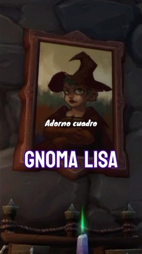 Consigue el cuadro mágico de Gnoma Lisa #worldofwarcraft #dalaran #warcraft #wowhousing