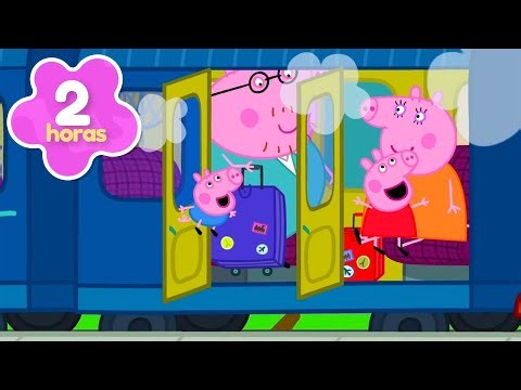Un Largo Viaje en Tren con Peppa 🚂 Peppa Pig Español Latino | Dibujos Animados Completos