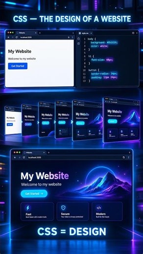 CSS Explained 🔥 | The Design of a Website | Part 3 #coding #css #frontenddevelopment #learncoding