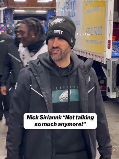 Eagles HC Nick Sirianni really went there after beating the Bills 👀 #NFL #philadelphiaeagles