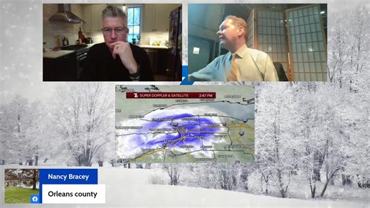 Watch live for a weather update as lake effect snow continues to impact portions of Western New York. | 7 News WKBW