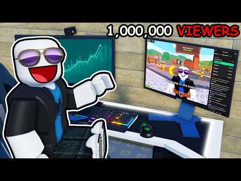 i became a FAMOUS STREAMER in Roblox...
