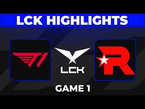 T1 vs KT Game 1 Highlights | LCK 2026 Rounds 3-4 | T1 vs KT Rolster