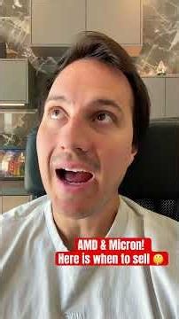 AMD & MU‼️ Here’s WHEN TO SELL