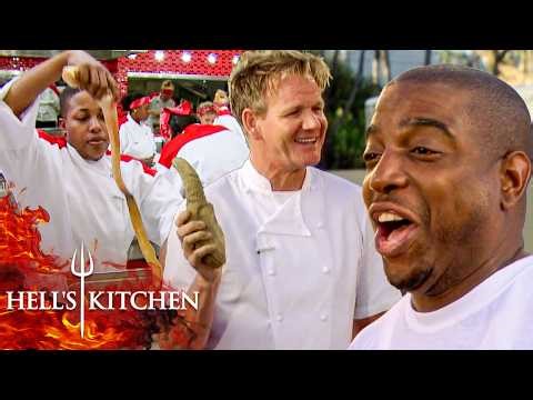Chefs Hunt for Geoducks Before a Nail-Biting Precision Challenge | Hell's Kitchen