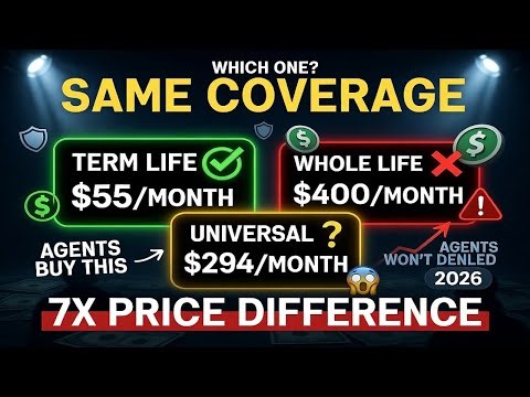 "Term Life vs Whole Life vs Universal: Insurance Agents Buy THIS One (Surprising)"