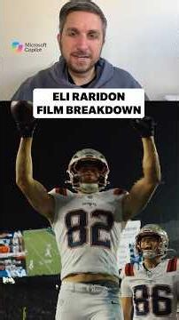 Eli Raridon vs. Chicago film breakdown 🎥👀 #patriots #nfl #shorts