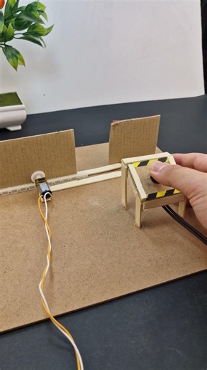 gate with DC motor | #dcmotor #dcman #teach #experiment #techexperiments #gate