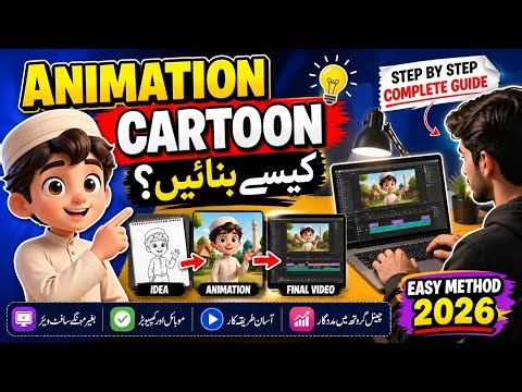 How to Create Animation Cartoons Easily | Learn in Just 10 Minutes