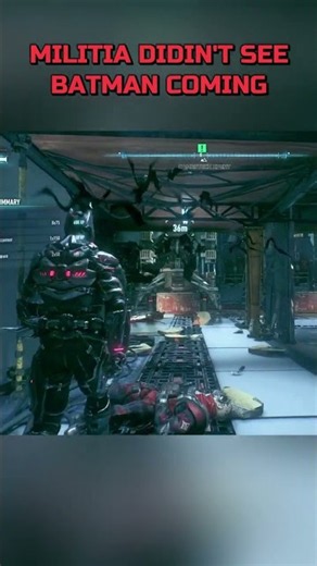 Batman Beyond Traumatized The Militia #batman #batmanarkhamknight #shorts